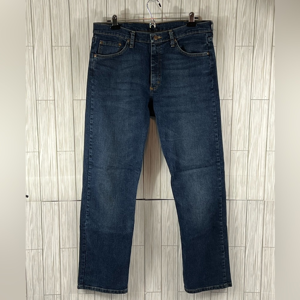 Wrangler Dark Colored Blue Jeans - Picture 1 of 5